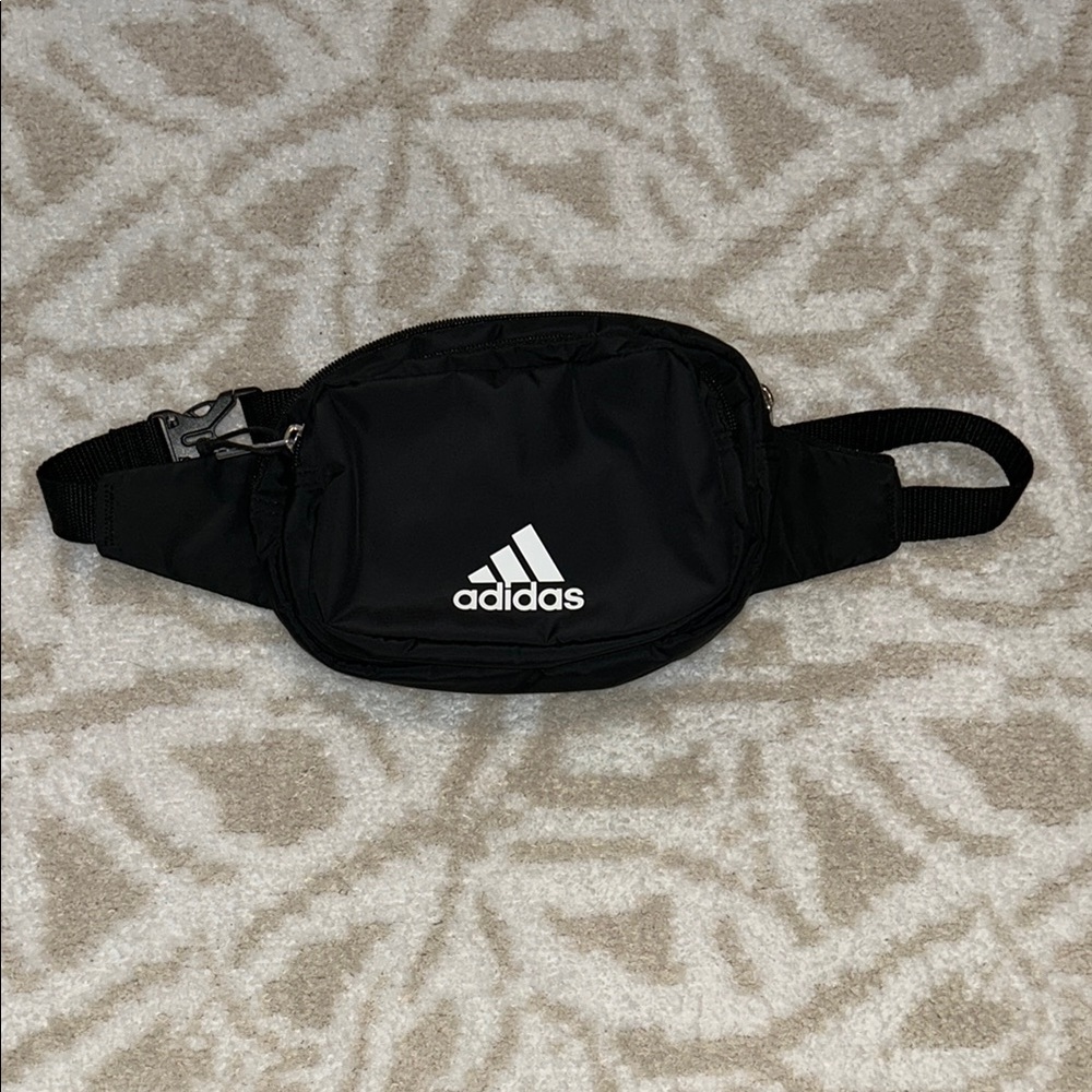 Adidas Black Belt Bag Sporty Minimalist Design